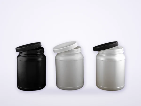 Protein powder containers – available in multiple colours